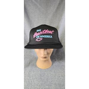 Vintage Chevrolet "The Heartbeat of America" trucker hat